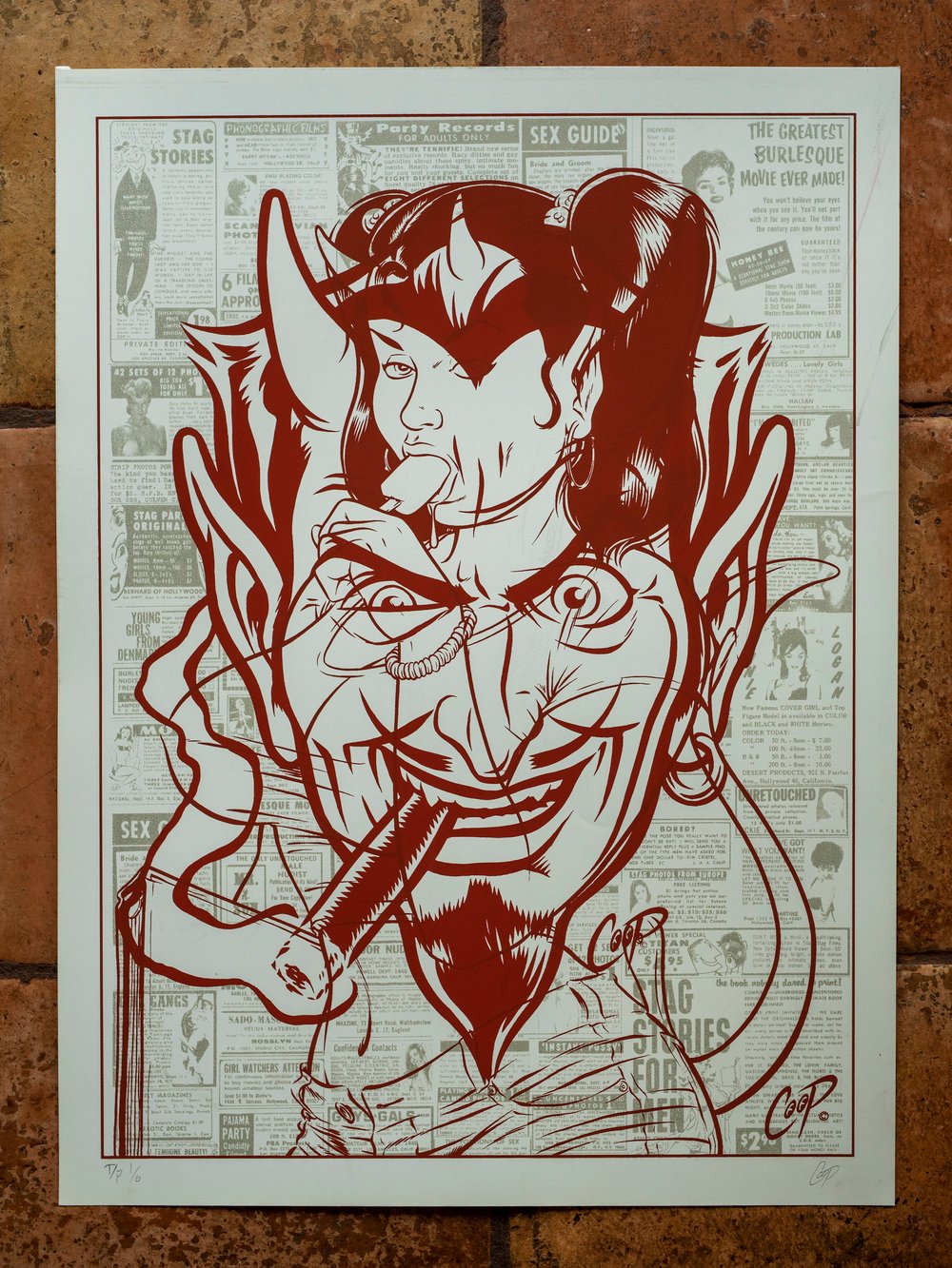 Image of TEST PRINT TUESDAY #2 Smut Devil 1/6