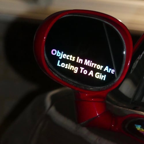 Image of 5” Objects In Mirror Are Losing to a Girl Stickers