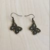 Rhinestone Butterfly Earrings 