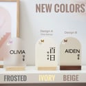 Name Sign (DESIGN A) - 백일 Baek-Il (100th Day)/ 첫돌 Korean First Birthday/ Wedding Table Sign