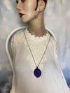 Purple Skull Gris Gris Power Necklace by Ugly Shyla
