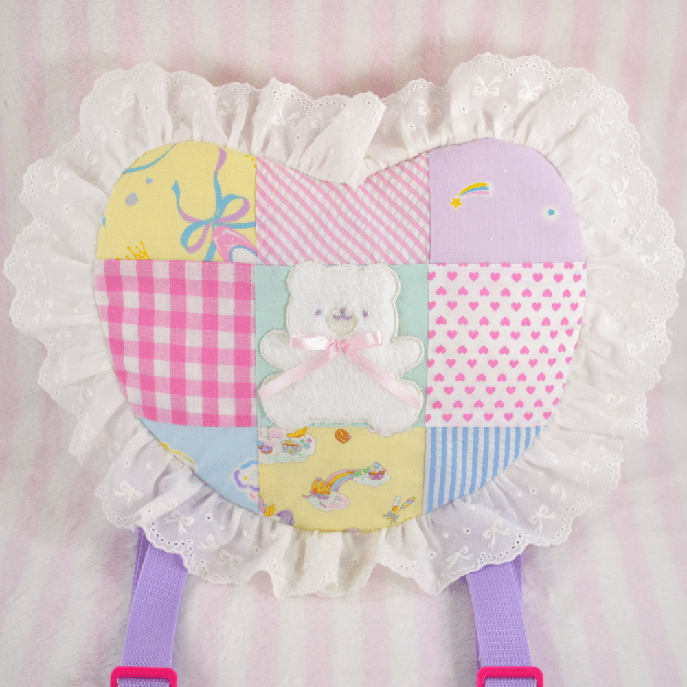 Quilted Heart Backpack: 10
