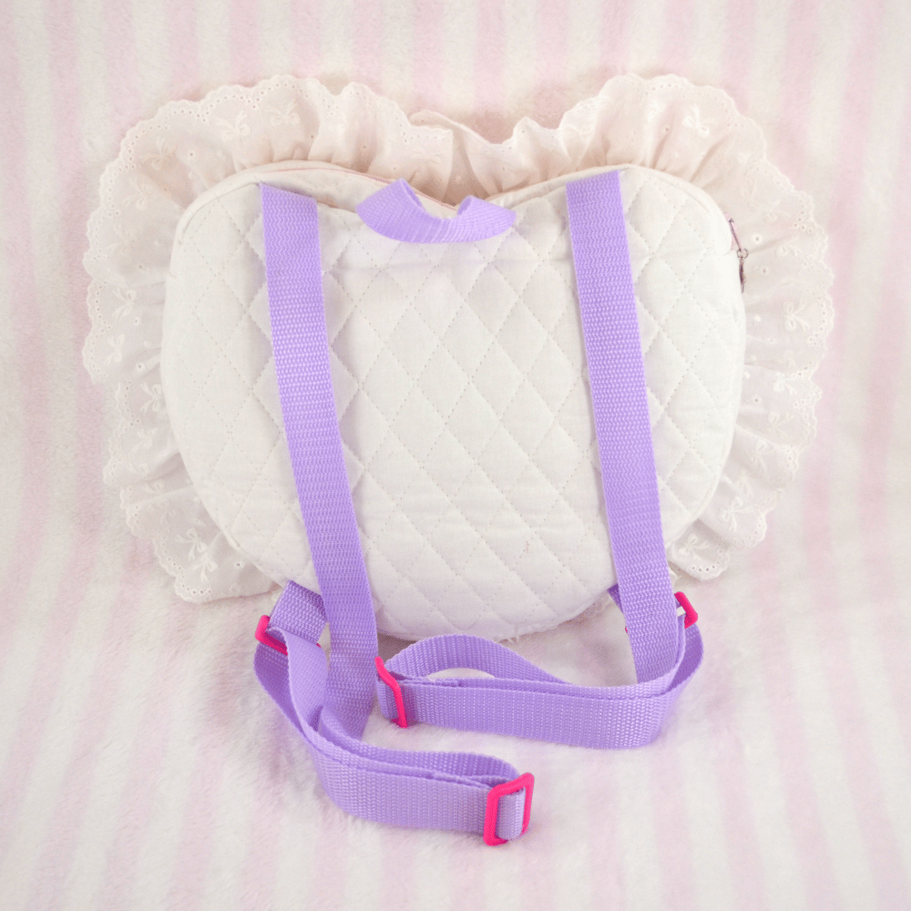 Quilted Heart Backpack: 10
