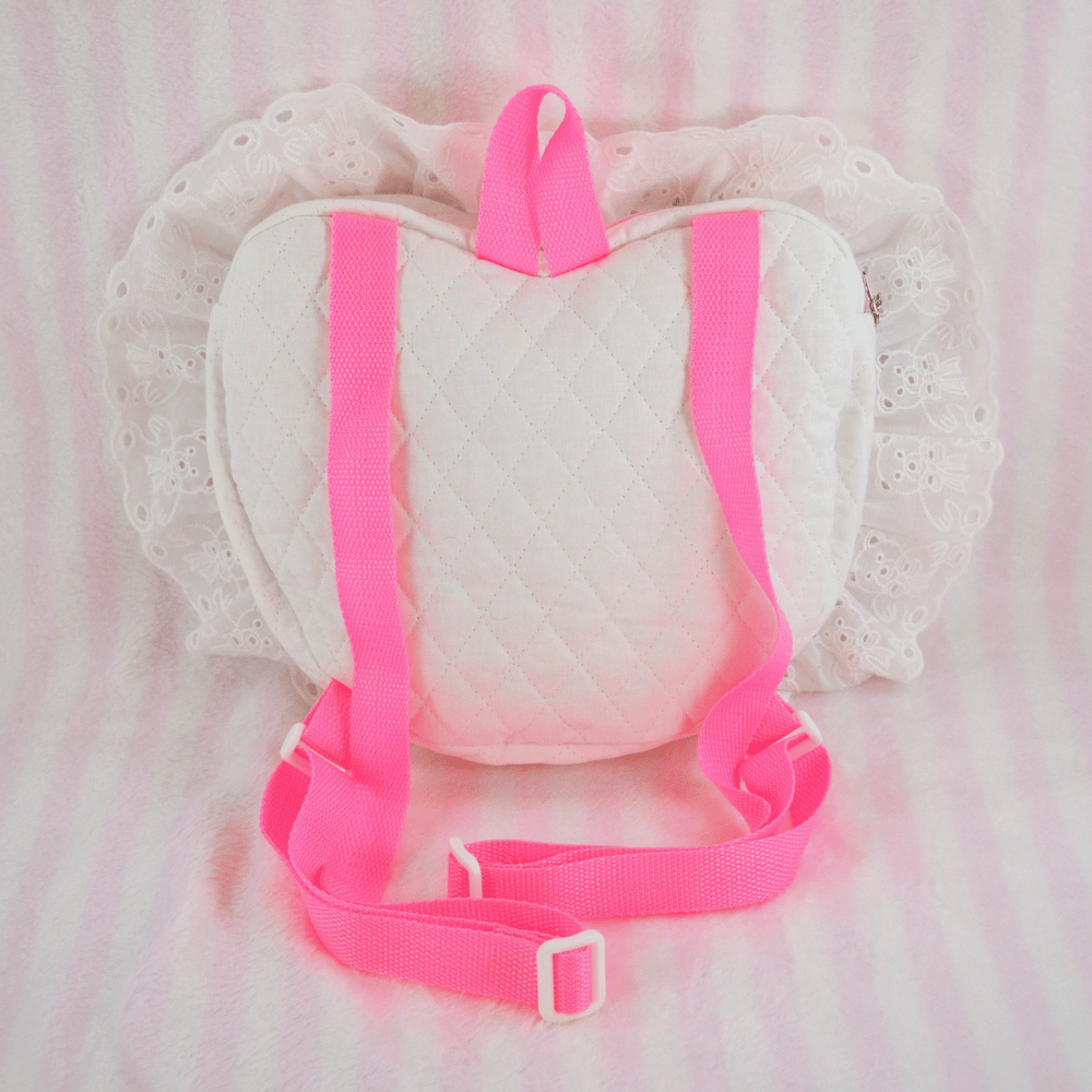 Quilted Heart Backpack: 13