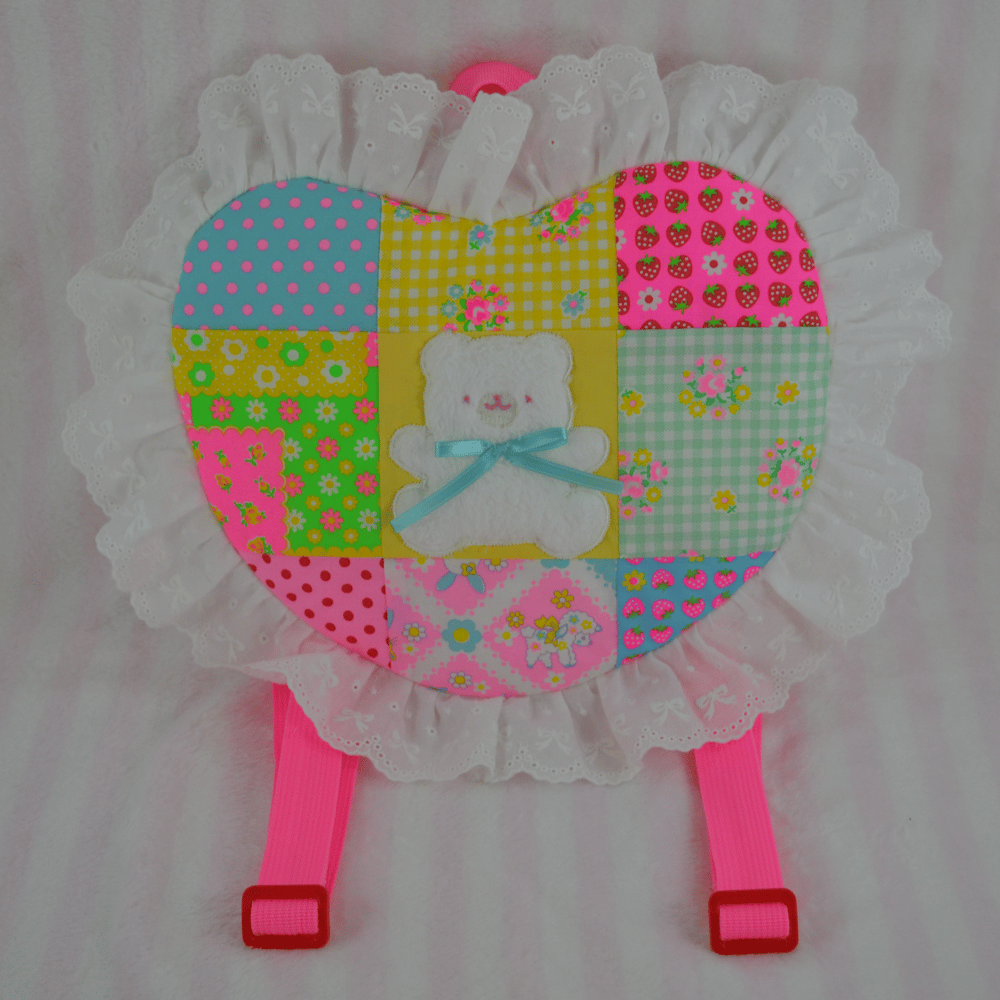 Quilted Heart Backpack: 15