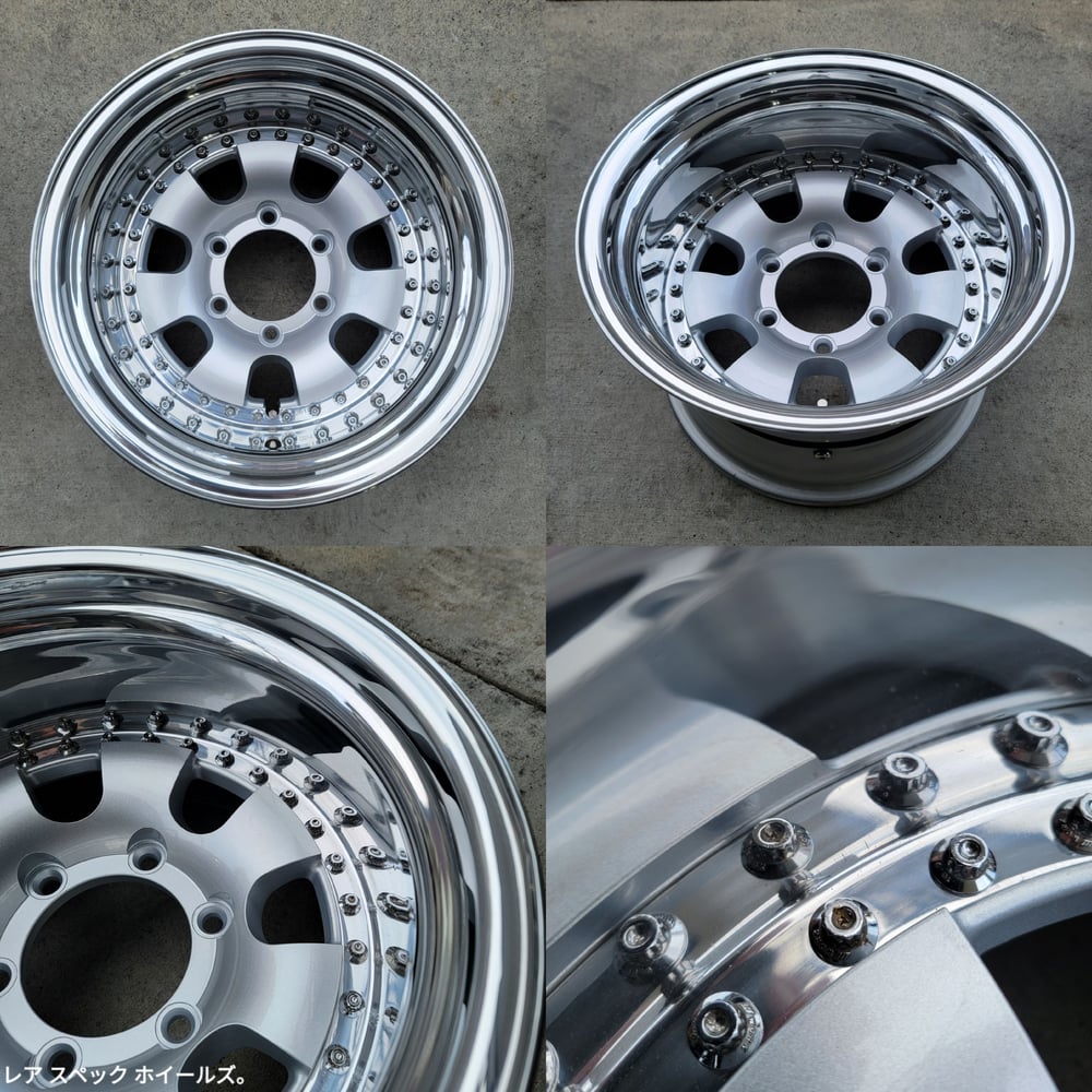 15x9.5 - 45 Work Crag "7 Spoke" 6x139.7