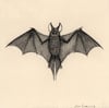 'Bat' Original Drawing
