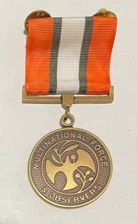 Image 1 of Yom Kippur War 1973 (MFO) Multinational Force and Observers Medal - Original Issue