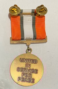 Image 3 of Yom Kippur War 1973 (MFO) Multinational Force and Observers Medal - Original Issue
