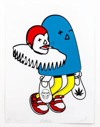 Image 1 of Limited Edition Screen Print - Matt Siren x Roycer x Clown Soldier Screen Print Edition of 35