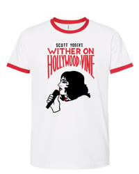 Wither On Hollywood & Vine Tour Tee (White/Red Ringer)