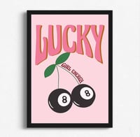 Image 1 of Lucky Girl Energy Print