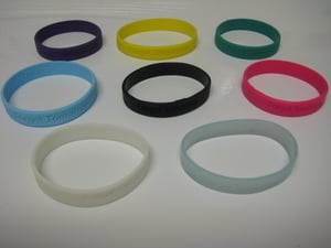 Image of "Forget Tomorrow" Colored Wristbands - $2
