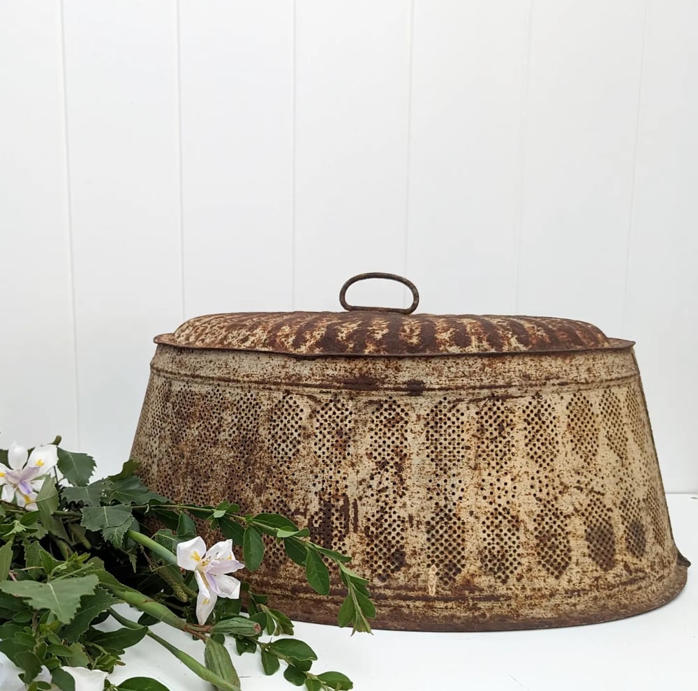 Image of Tin food cover 