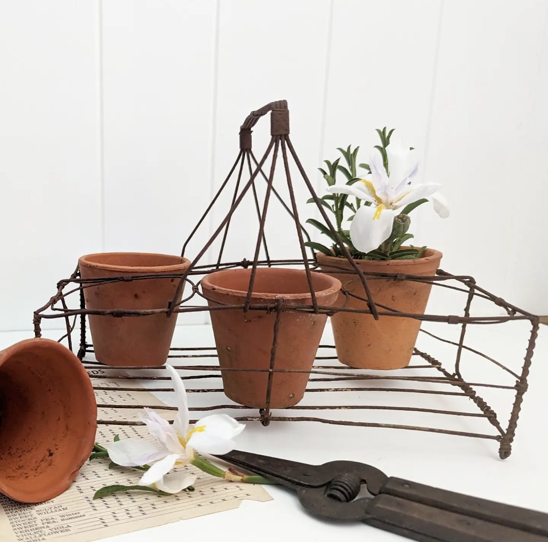 Image of Rustic French wire holder