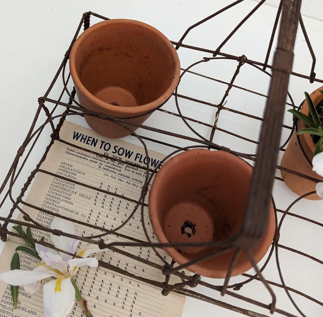 Image of Rustic French wire holder