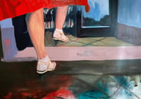 Stepping in - original painting  - sold out