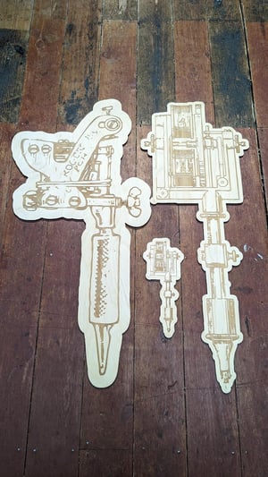 Lazer wood carvings 