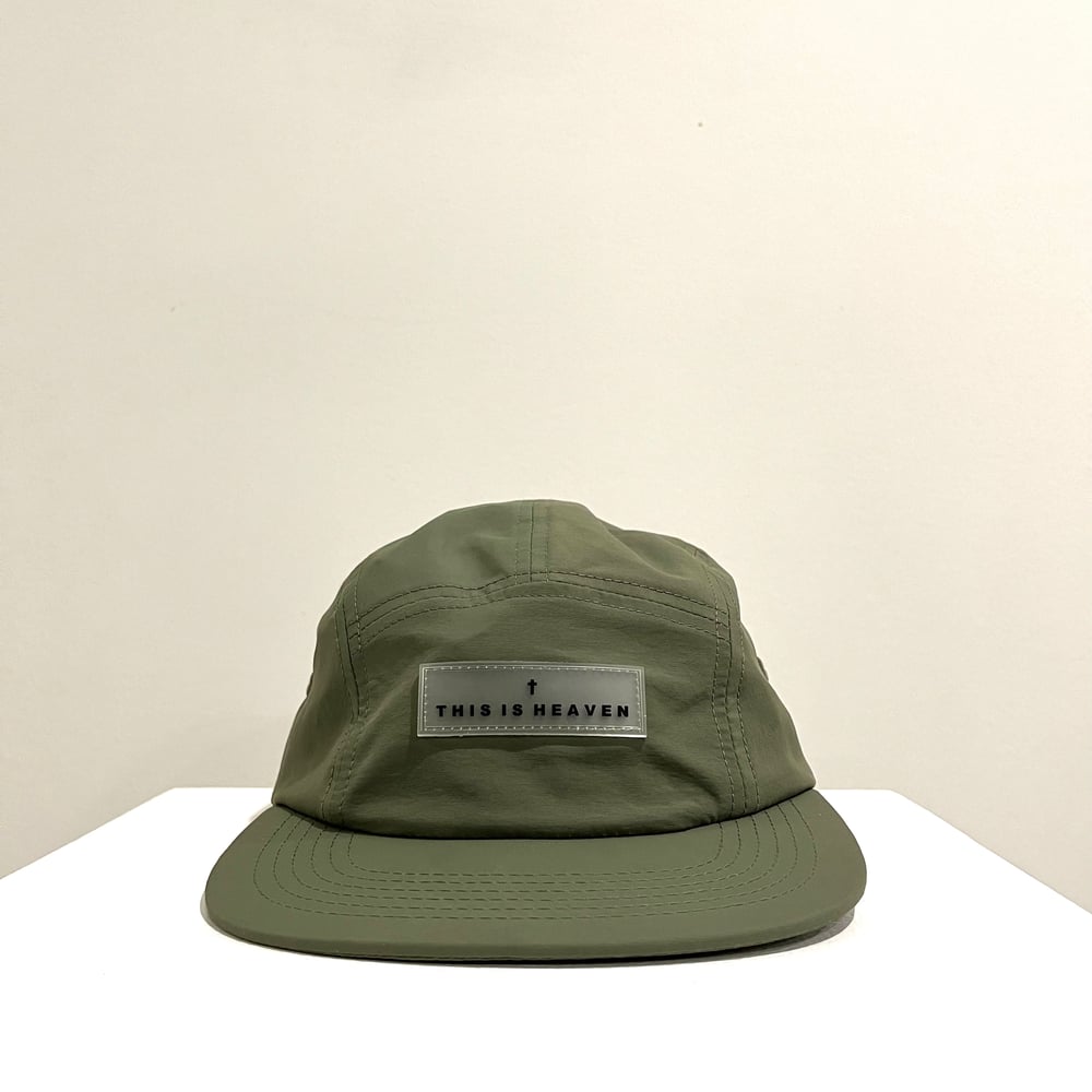 Image of THIS IS HEAVEN - 5 PANEL CAP - MOSS