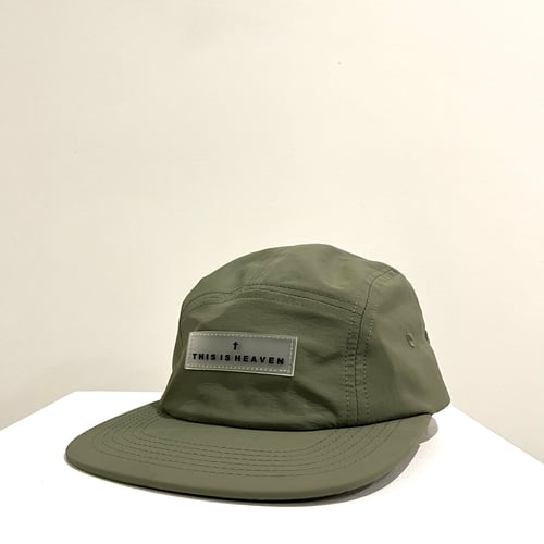 Image of THIS IS HEAVEN - 5 PANEL CAP - MOSS