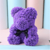 Rose Teddy Bear- Purple