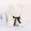 Rose Teddy Bear- White