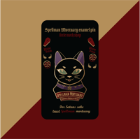 Image 1 of ☆ Mortuary Cat Pin ☆