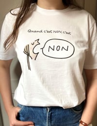 Image 1 of T-SHIRT mixte "NON" - The Simones X Soledad Bravi X Plan International