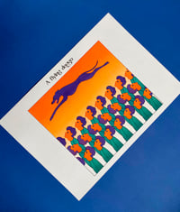 Image 5 of Risographie " A flying doggo"