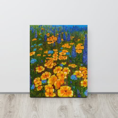 Image of Enchanted Meadow 2 - Print on Canvas