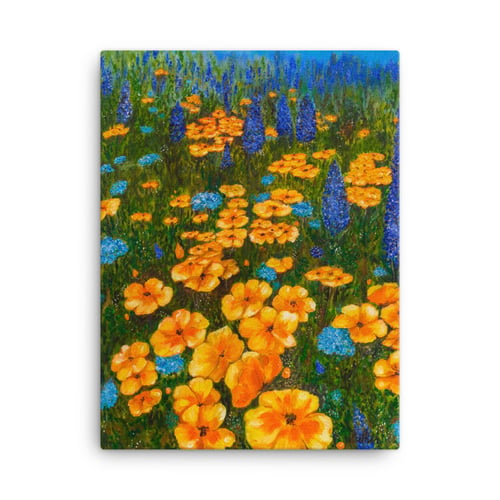 Image of Enchanted Meadow 2 - Print on Canvas