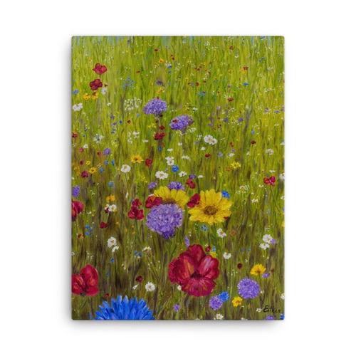 Image of Enchanted Meadow 1 - Print on Canvas