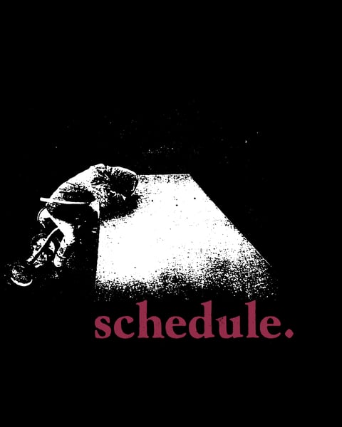 Image of Schedule T-Shirt