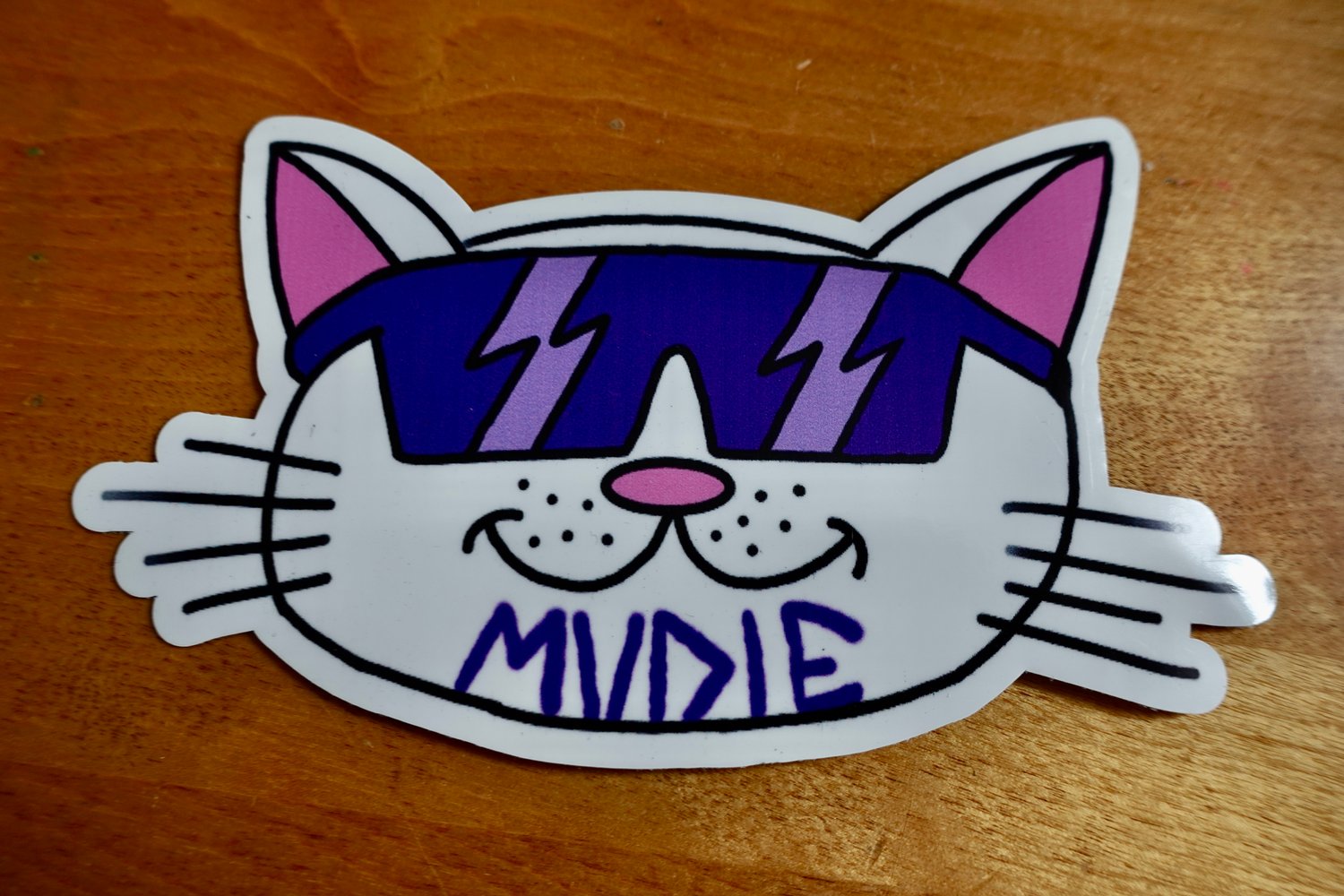 Image of MUDIE '' BAD VIBRATIONS ''  STICKERS / COLLANTS