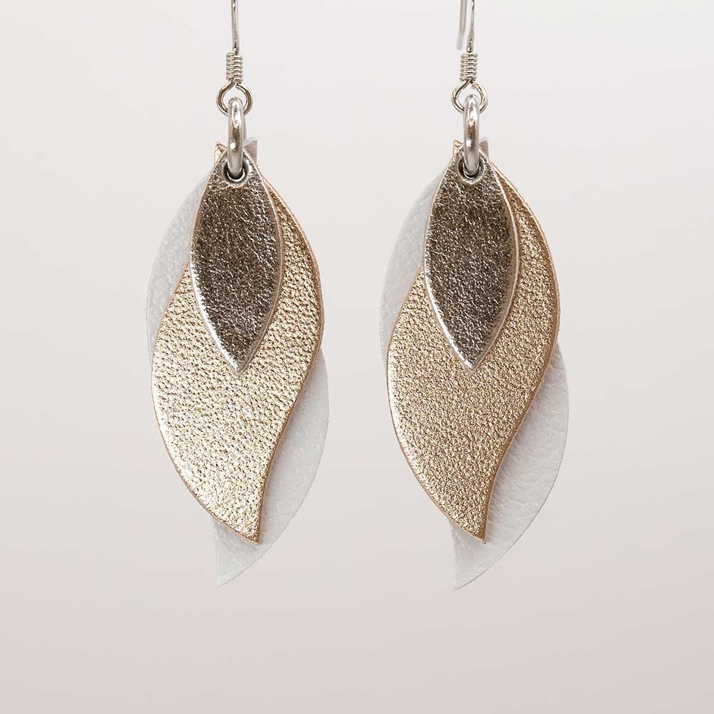 Leather Leaf Earrings – Rose & Remington