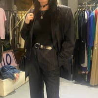 Image 4 of Nickel four-piece buckle belt