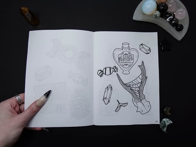 Spellbinding Colouring Book 