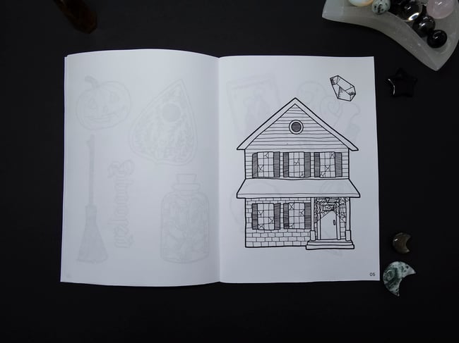 Spellbinding Colouring Book 