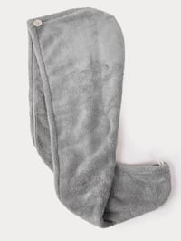 Image 2 of Microfiber Hair Turban Tower Coral Fleece