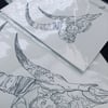 Goat Skull Print 