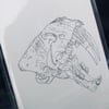 Tiger Skull Print 