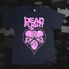 DeadFlight Pink/Black Skull T-Shirt