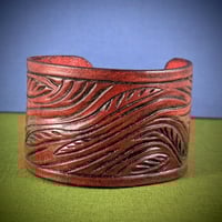 Wide Cuff Bracelet (Scarlet Red)