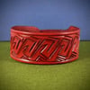 Cuff Bracelet #4 (Scarlet Red)