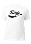 classic "BOOGIE" on white t-shirt  (ZFF STYLE)