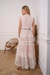 Ellie long lace tulle dress from Paris