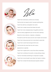 Teach her photo print 