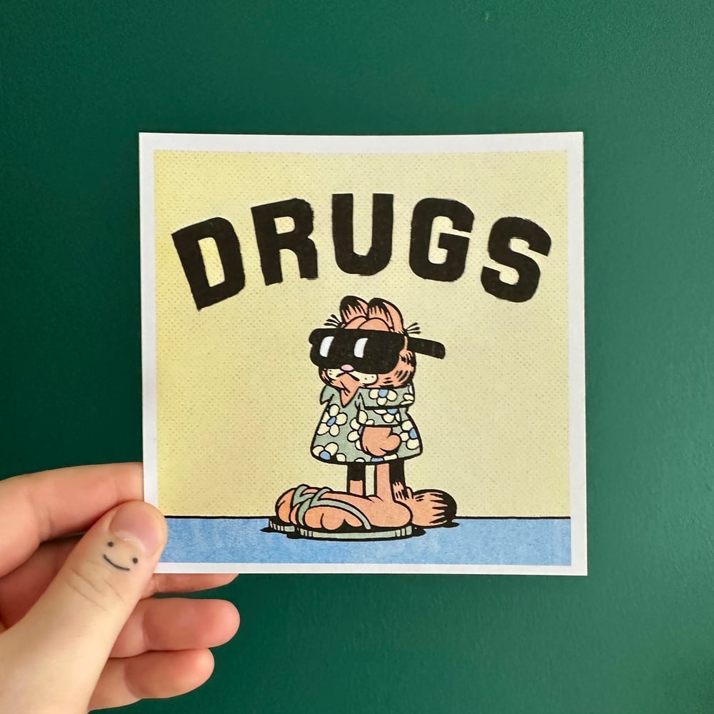 Image of DRUGS - Riso print