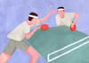 Ping-pong - original painting