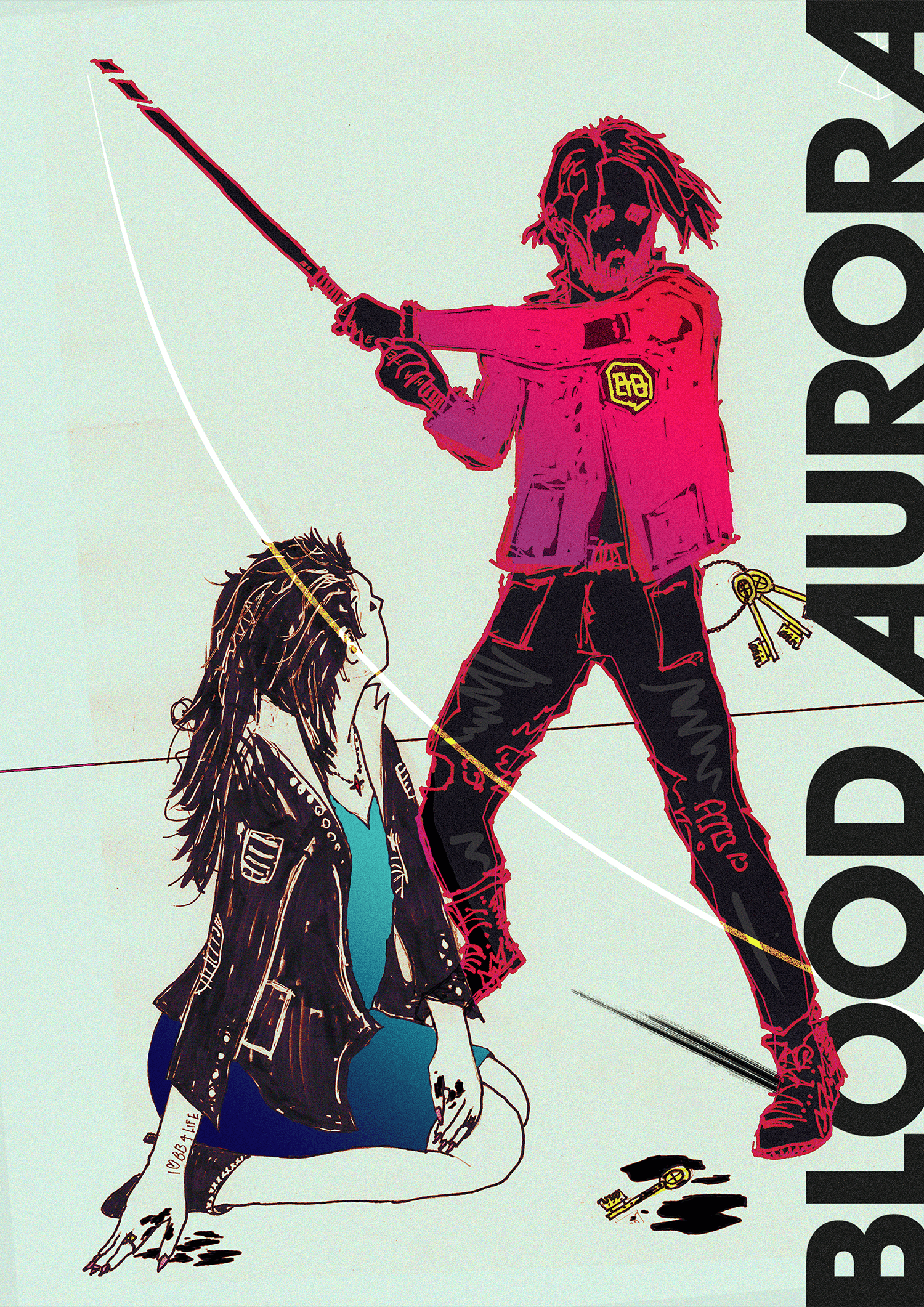 "BB I love you!" Print